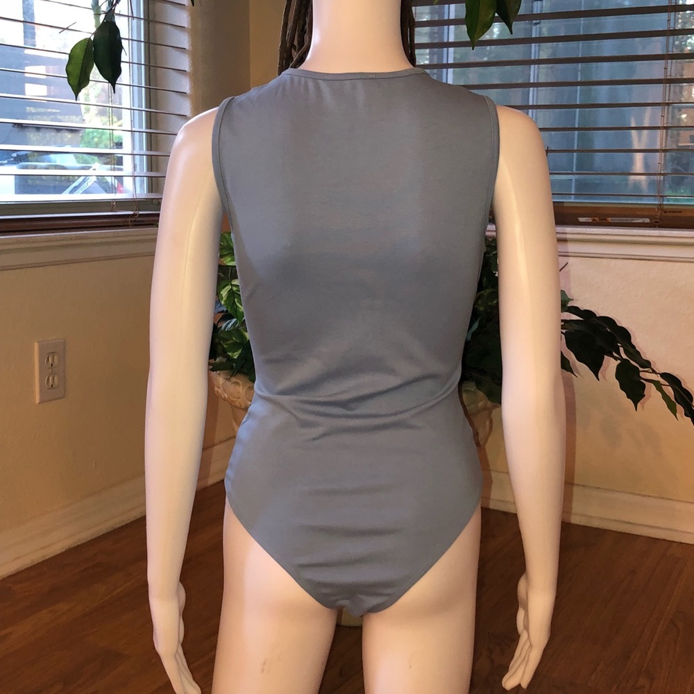 Blue & Black Corset bodysuit - Picture 6 of 9